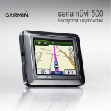 Garmin Nüvi 500 Instrukcja obsługi