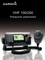 Garmin Navticni radio VHF 100 Instrukcja obsługi