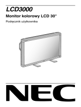 NEC NEC LCD3000 Instrukcja obsługi