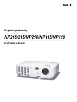 NEC NP110 Instrukcja obsługi