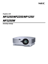 NEC NP1250 Instrukcja obsługi