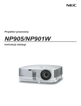NEC NP905 Instrukcja obsługi