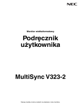 NEC MultiSync V323-2 Instrukcja obsługi