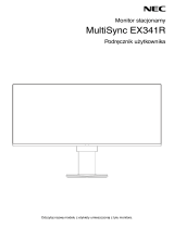 NEC MultiSync EX341R Instrukcja obsługi