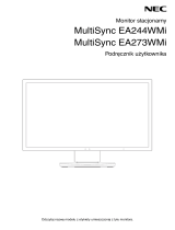 NEC MultiSync EA273WMi Instrukcja obsługi