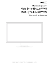 NEC MultiSync EA234WMi Instrukcja obsługi