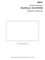 NEC MultiSync E245WMi Instrukcja obsługi