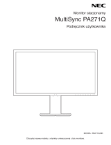NEC MultiSync PA271Q Instrukcja obsługi