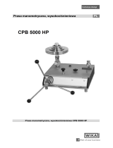WIKA CPB5000HP Instrukcja obsługi