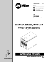 Miller SUBARC DC 650/800, 1000/1250 DIGITAL POWER SOURCES Instrukcja obsługi