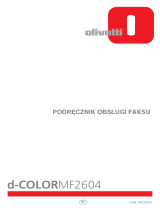 Olivetti d-Color MF2603 and d-Color MF2604 Instrukcja obsługi