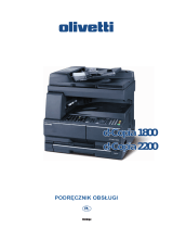 Olivetti d-Copia 1800 and d-Copia 2200 Instrukcja obsługi