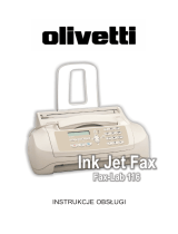 Olivetti Fax-Lab 116 Instrukcja obsługi