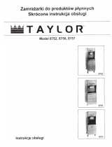 Taylor Model 8752/8756/8757 Instrukcja obsługi