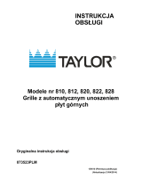 Taylor Model L810/L812/L820/L822/L828 Instrukcja obsługi