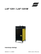 ESAB LAF 1251 / LAF 1251M Instrukcja obsługi