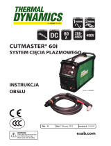 ESAB Cutmaster 60I PLASMA CUTTING SYSTEM Instrukcja obsługi