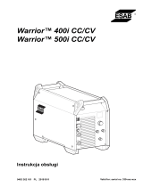 ESAB Warrior™ 400i cc/cv Instrukcja obsługi