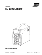 ESAB Caddy Tig 2200i AC/DC Instrukcja obsługi