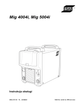 ESAB Mig 4004i, Mig 5004i Instrukcja obsługi