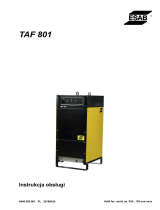 ESAB TAF 801 Instrukcja obsługi