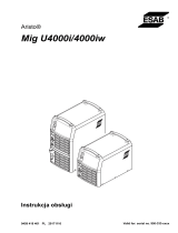 ESAB Mig U4000i/U4000iw Instrukcja obsługi