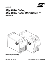 ESAB Mig 4004i Pulse, Mig 4004i Pulse WeldCloud™ Instrukcja obsługi