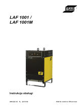 ESAB LAF 1001 / LAF 1001M Instrukcja obsługi