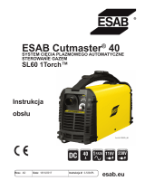 ESAB CUTMASTER 40 PLASMA CUTTING SYSTEM Instrukcja obsługi