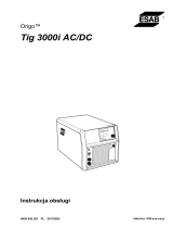 ESAB Tig 3000i AC/DC Instrukcja obsługi