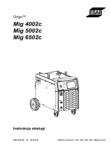 ESAB Mig 4002c, Mig 5002c, Mig 6502c Instrukcja obsługi