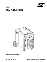 ESAB Mig C420 PRO Instrukcja obsługi