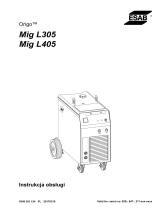 ESAB Mig L305 Instrukcja obsługi