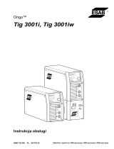 ESAB Tig 3001i, Tig 3001iw Instrukcja obsługi