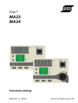 ESAB MA23, MA24 Instrukcja obsługi