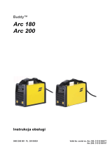 ESAB Arc 180, Arc 200 - Buddy™ Arc 180, Buddy™ Arc 200 Instrukcja obsługi