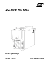ESAB Mig 5004i Instrukcja obsługi