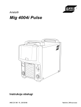 ESAB Mig 4004i Pulse Instrukcja obsługi