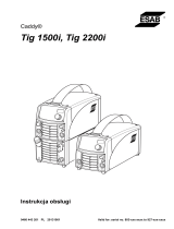 ESAB Caddy Tig 2200i Instrukcja obsługi