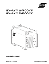 ESAB Warrior™ 500i cc/cv Instrukcja obsługi