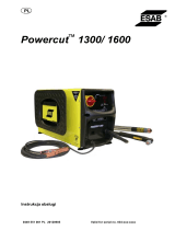 ESAB PowerCut 1300/1600 Instrukcja obsługi