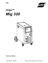 ESAB Mig 320 Origo™ Instrukcja obsługi