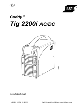 ESAB Tig 2200i AC/DC - Caddy® Tig 2200i AC/DC Instrukcja obsługi