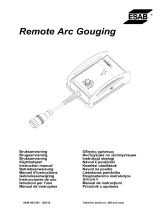 ESAB Remote Arc Gouging Instrukcja obsługi