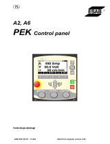 ESAB A6 - Control panel Instrukcja obsługi