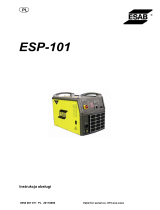 ESAB ESP-101 Instrukcja obsługi