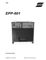 ESAB EPP-601 Instrukcja obsługi