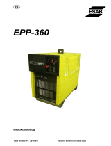 ESAB EPP-360 Instrukcja obsługi