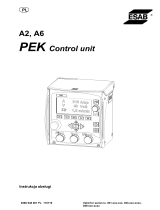 ESAB A6 PEK Control Unit Instrukcja obsługi