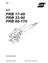 ESAB A21 PRB 60-170 Instrukcja obsługi